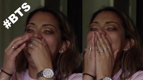 BANGBROS - Curvy Lain Bebeğim Nicole Rey İle Sahne Arkasında İyi Zamanlar