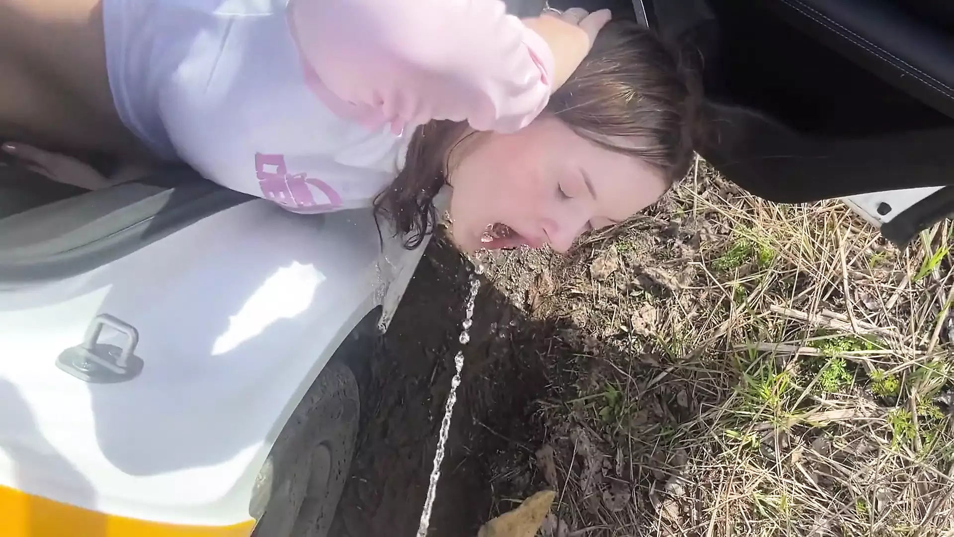 Minyon kız şoförü azdırmak için arka koltukta soyununca hayvani bir sikişin tadına vardı