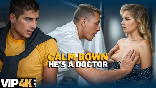 VİP4K. Doktor göğüslerime dokundu ve amımı iyileştirdi