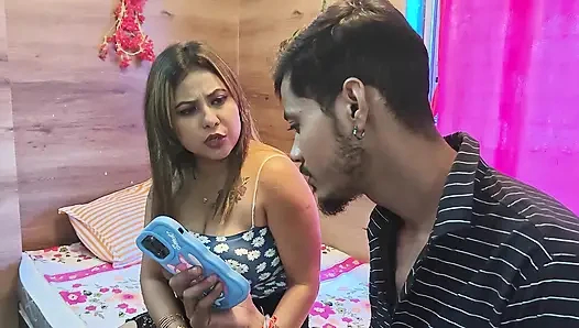 Öğretmen, öğrencisini parayla kandırdı ve onunla sert seks yaptı - Tina Nandy