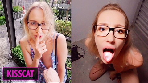 Sikme & amp; boşalmak içinde ağız üzerinde ilk tarih içinde Mall - açık alanda ajan pikap Öğrenci için Risky seks / öpücük amcık