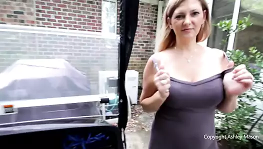 annem arabayı ödünç aldı.