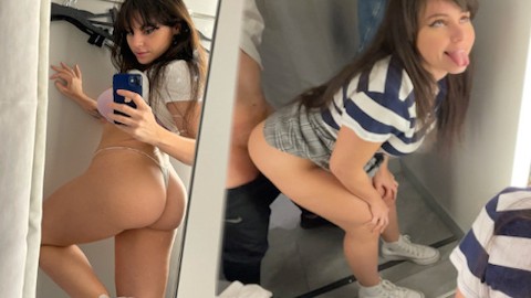 Ben yaptım bir büyük fışkırtma ben almak sikildi içinde fitting oda walking etrafında ile onun boşalmak üzerinde benim yüz