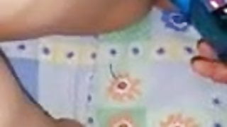 hatunu vibratorle tava getiriyor